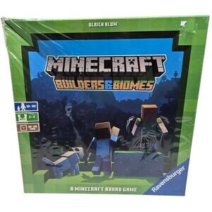 NEW Minecraft Builders & Biomes Board Game Age 10+ 2-4 Player Strategy